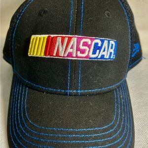NASCAR youth size black fitted cap or hat‎